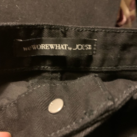 We wore what THE DANIELLE BLACK HIGH RISE VINTAGE STRAIGHT LEG JEANS SIZE 23 - Picture 7 of 11